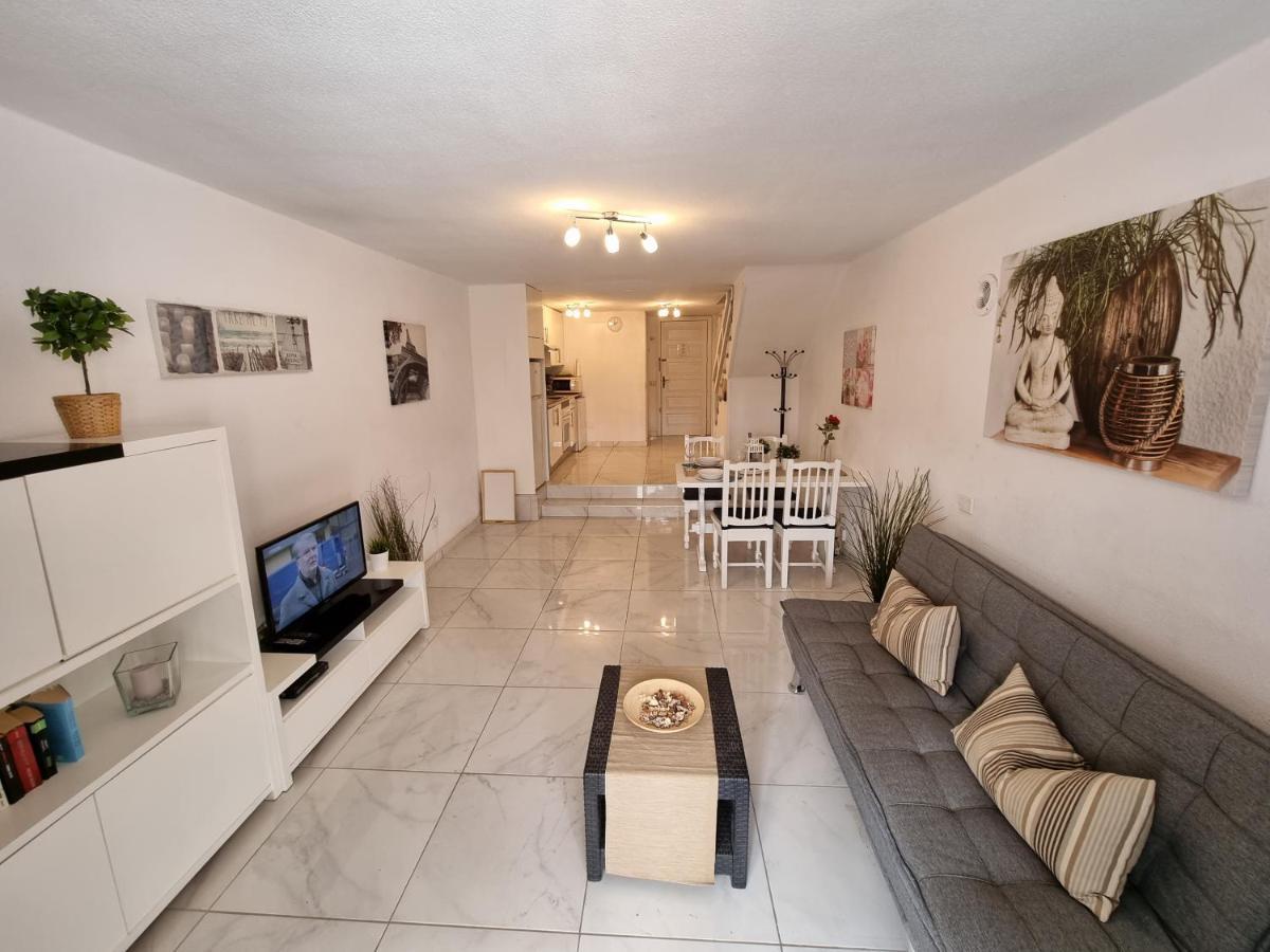 Duplex Apartment Vistamar, Sea-View, Heated Pool In Parque Santiago 2, Wifi Playa de las Americas  Zewnętrze zdjęcie