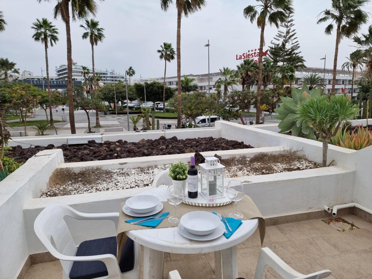 Duplex Apartment Vistamar, Sea-View, Heated Pool In Parque Santiago 2, Wifi Playa de las Americas  Zewnętrze zdjęcie